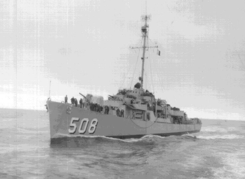 USS Gilligan DE 508