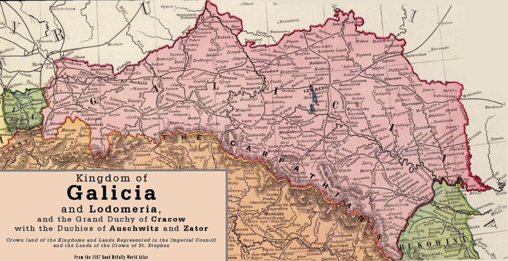 Map of Galicia