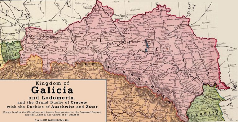 Map of Galicia