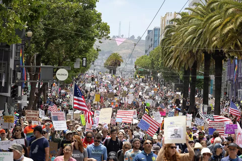 No Kings Day - San Francisco 2025